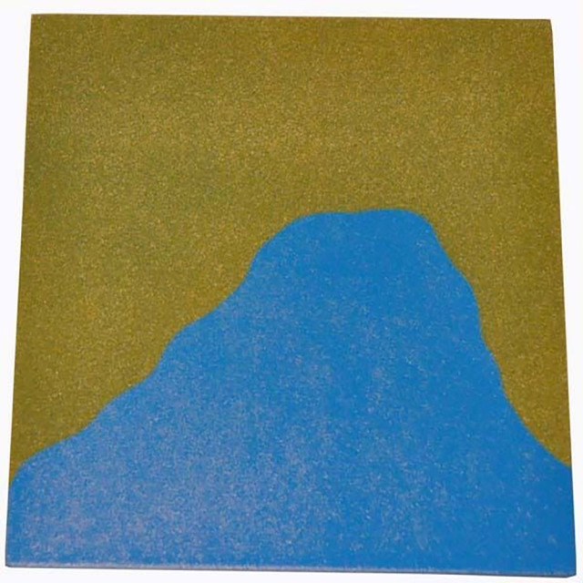 Montessori Land Forms Wooden Sandpaper Cards With Wooden Case Montessori Toys