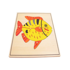 Starlink Science Educational Wooden Popular Montessori Toy Animal Puzzles Fish Puzzle Jigsaw