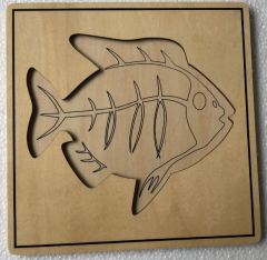 Starlink Custom Kids Wooden Educational Montessori Materials Animal Skeleton Puzzle Toy