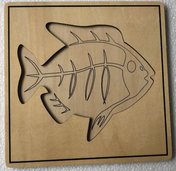 Starlink Custom Kids Wooden Educational Montessori Materials Animal Skeleton Puzzle Toy