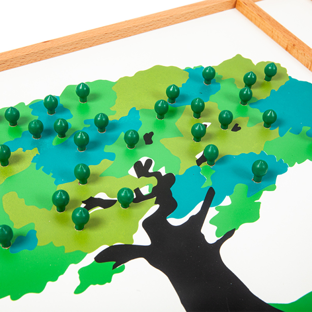 Starlink School Teaching Wooden Montessori Mathematics Arithmetic Apple Tree Game