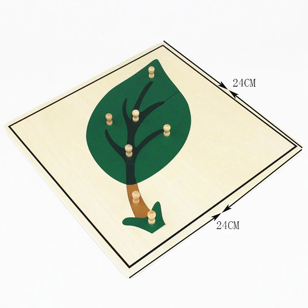 Montessori Leaf Puzzles Stem Toy for Preschool Early toys Learning Material Jigsaw Puzzles