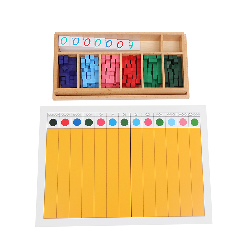 Montessori Toys Decimal Fraction Exercise Decimal Fraction Board Math Mathematics Teaching Materials