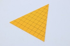 Starlink School Teaching Children Geometric Area Calculation Montessori Materials Yellow Triangles