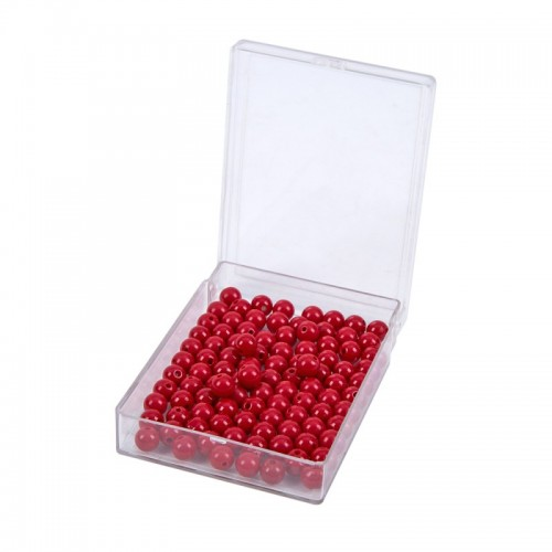Montessori Math Toys Beads Toys For Kids 100 Pcs Golden Green Blue Red Beads