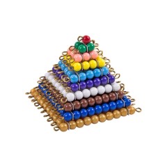 Starlink Montessori Math Toys Teaching Toys Preschool Early Learning Toys Colorful Beads Square Stair
