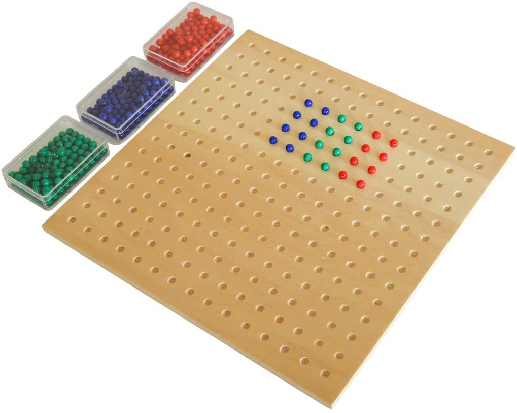 Starlink 2022 Beech Wood Montessori Mathmatic Material Set Square Root Board