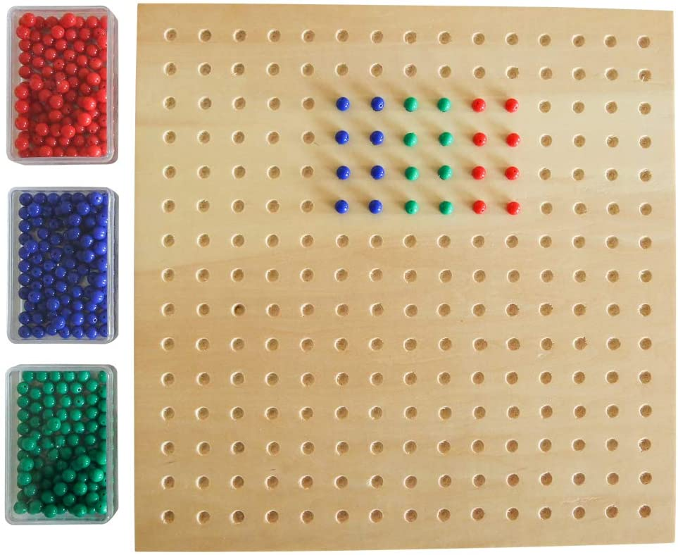 Starlink 2022 Beech Wood Montessori Mathmatic Material Set Square Root Board