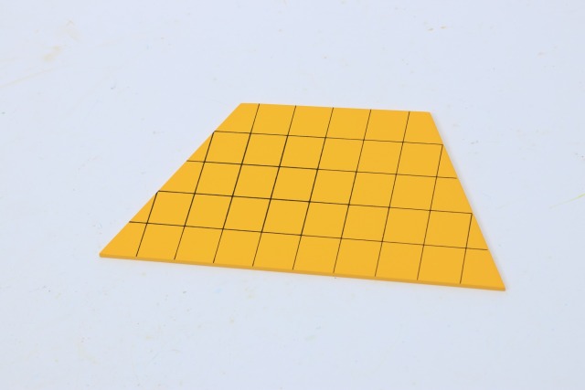 Starlink School Teaching Children Geometric Area Calculation Montessori Materials Yellow Triangles