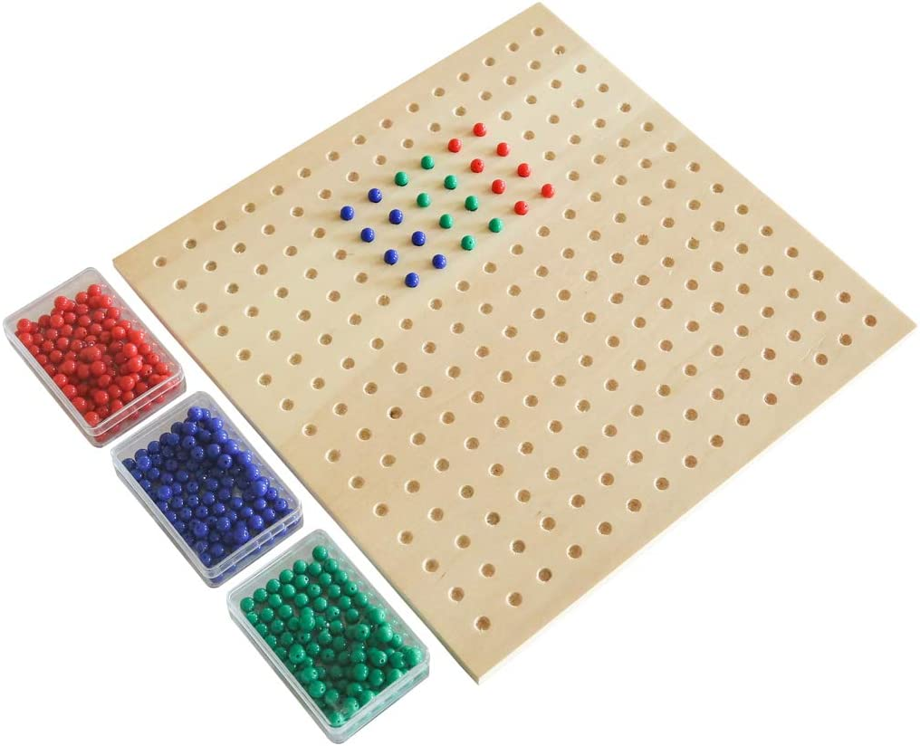 Starlink 2022 Beech Wood Montessori Mathmatic Material Set Square Root Board