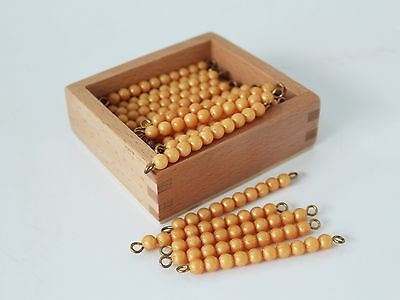 Starlink Montessori Math Toys Teaching Toys Preschool Early Learning Toys Colorful Beads Square Stair