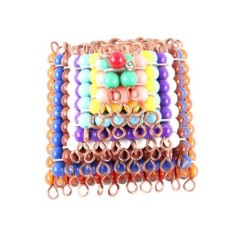 Starlink Montessori Math Toys Teaching Toys Preschool Early Learning Toys Colorful Beads Square Stair
