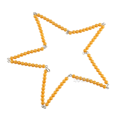 Montessori Golden Beads Counting Chain of 100 Kids Math Educational Toys Mathematics