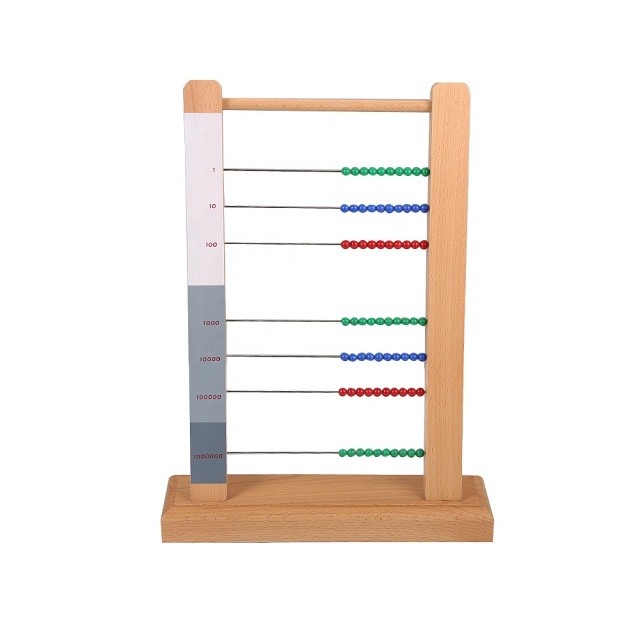 Beechwood Montessori Mathematics Beads Teaching Aids Of Large Bead Frame