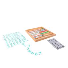 High Quality Children Beech Wooden Montessori Mathematic Educational Toys Bank Game