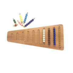 Starlink Montessori Material Educational Wooden Teaching Aids Toy Small Bead Frame