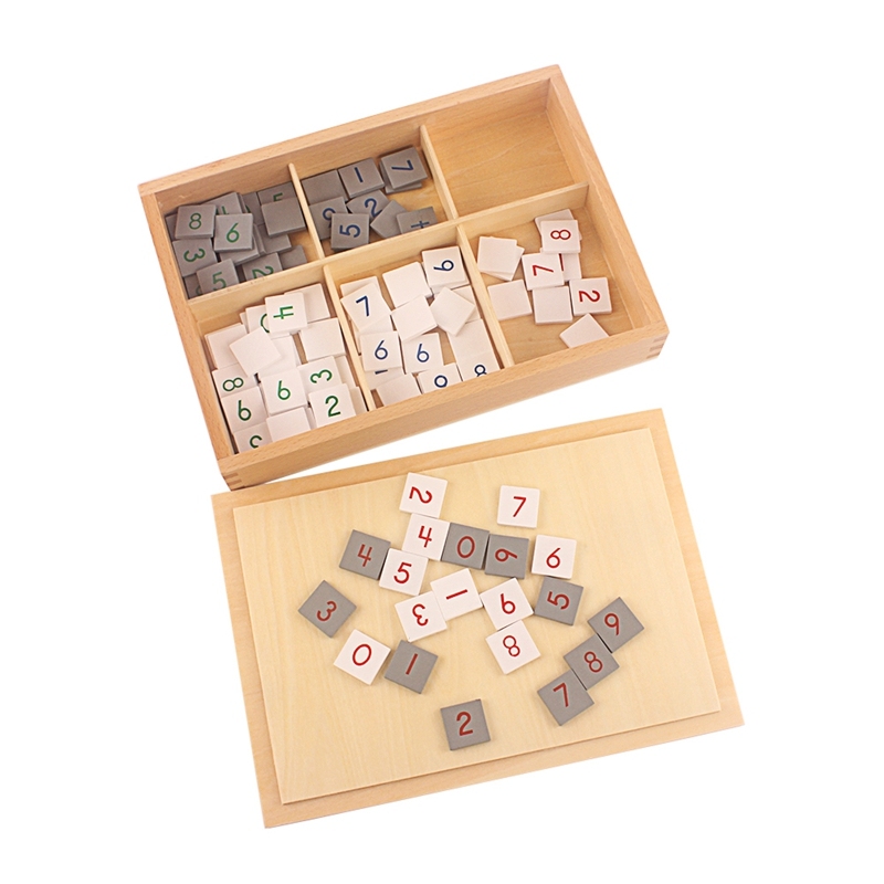 Montessori Materials Math Toys Number Titles of Checker Board Children Multiplication Kids Toy
