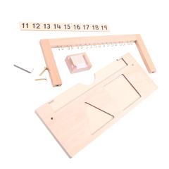 Starlink Montessori Kids Wooden Educational Toys For Children Of Color Bead Stairs Hanger