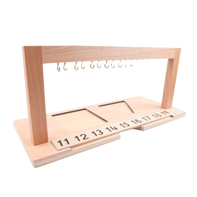 Starlink Montessori Kids Wooden Educational Toys For Children Of Color Bead Stairs Hanger
