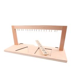 Starlink Montessori Kids Wooden Educational Toys For Children Of Color Bead Stairs Hanger