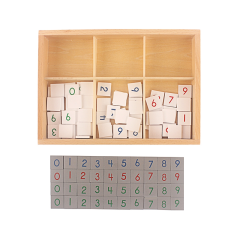 Montessori Materials Math Toys Number Titles of Checker Board Children Multiplication Kids Toy