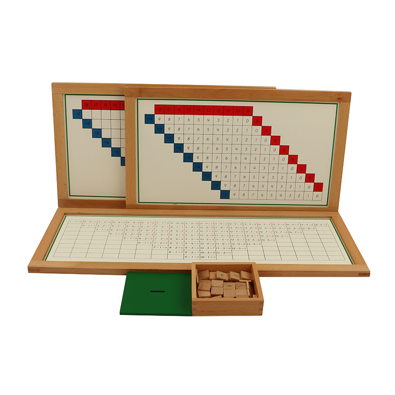 Starlink School Teaching Wooden Montessori Mathematics Calculating Subtraction Working Charts
