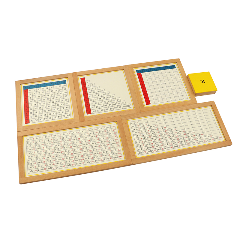 StarLink kids Wooden Montessori Materials Educational Toys Multiplication Working Charts