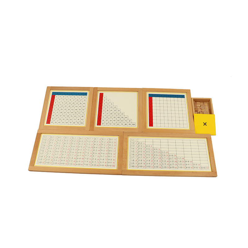 StarLink kids Wooden Montessori Materials Educational Toys Multiplication Working Charts