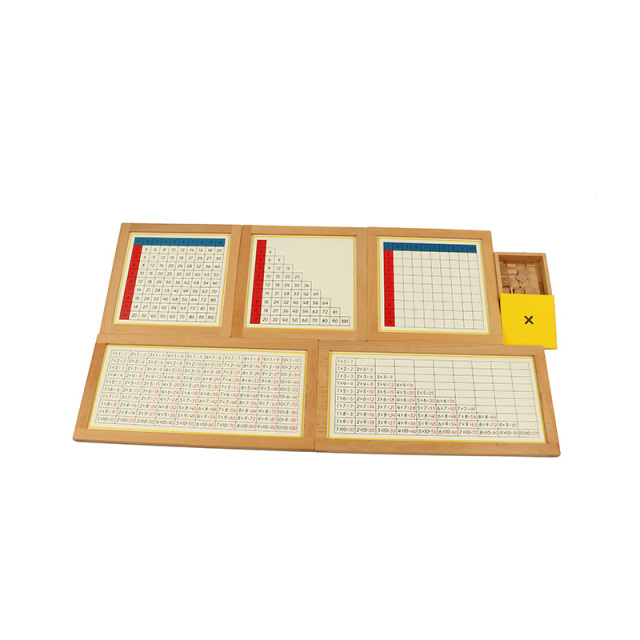 StarLink kids Wooden Montessori Materials Educational Toys Multiplication Working Charts
