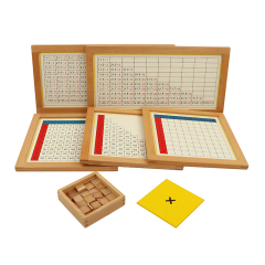 StarLink kids Wooden Montessori Materials Educational Toys Multiplication Working Charts