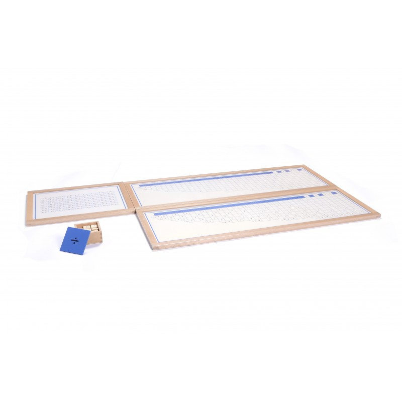 Wooden Toy Equipment Toys For Kids Montessori Materials Educational Montessori Division Working Charts With Frame