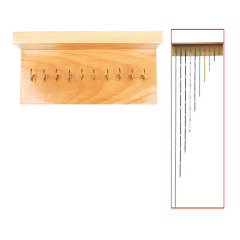 Starlink Wood Toys For Montessori School Educational Material Wall Frame For Short Bead Chains