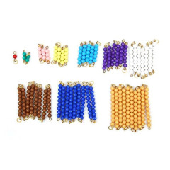 Starlink Beechwood Montessori Math Games Educational Toys For Kids Short Bead Chain With Box
