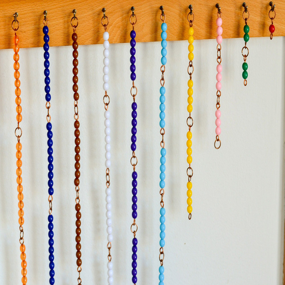 Starlink High Quality Children's Education Learning Aids Montessori Short Bead Chains For Baby