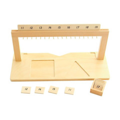 Starlink Wooden Mathematics Montessori Teaching Aids Hanger For Color Bead Stairs