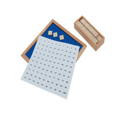 Starlink Hot Selling Wooden Toys Kids Educational Toys Montessori Hundred Board