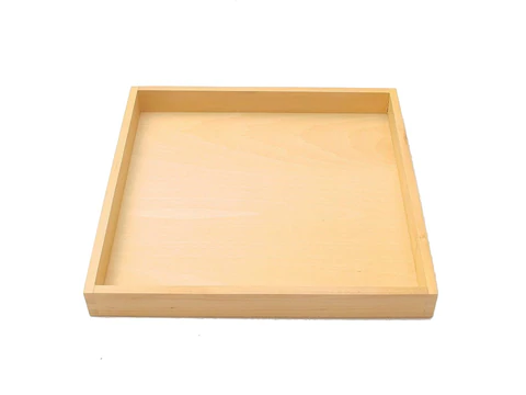 Montessori Wooden tray for 9 thousands cubes Math Games Toys Teaching Aids Montssori Materials