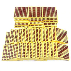 Starlink High Quality Wooden Educational Toys Montessori Materials 45 Hundred Squares