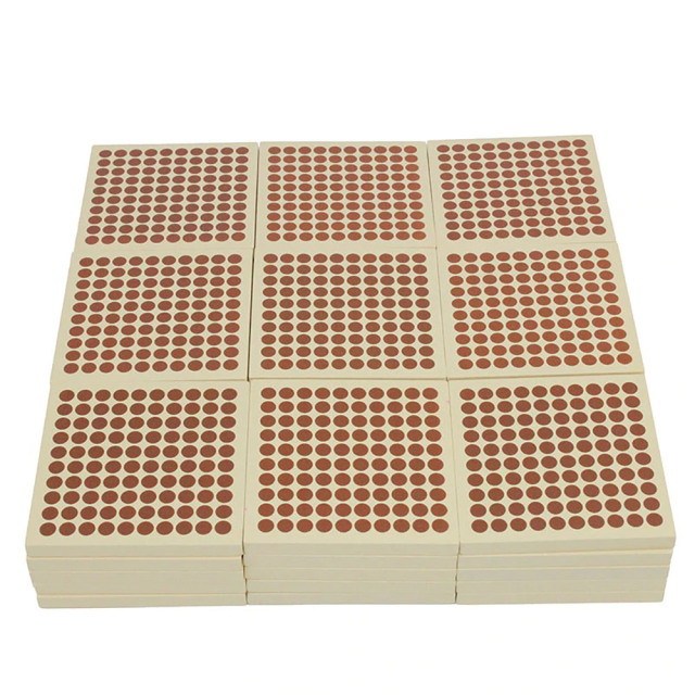 Kids Learning Material Suppliers Montessori Wooden Math Material 45 Wooden Hundred Squares