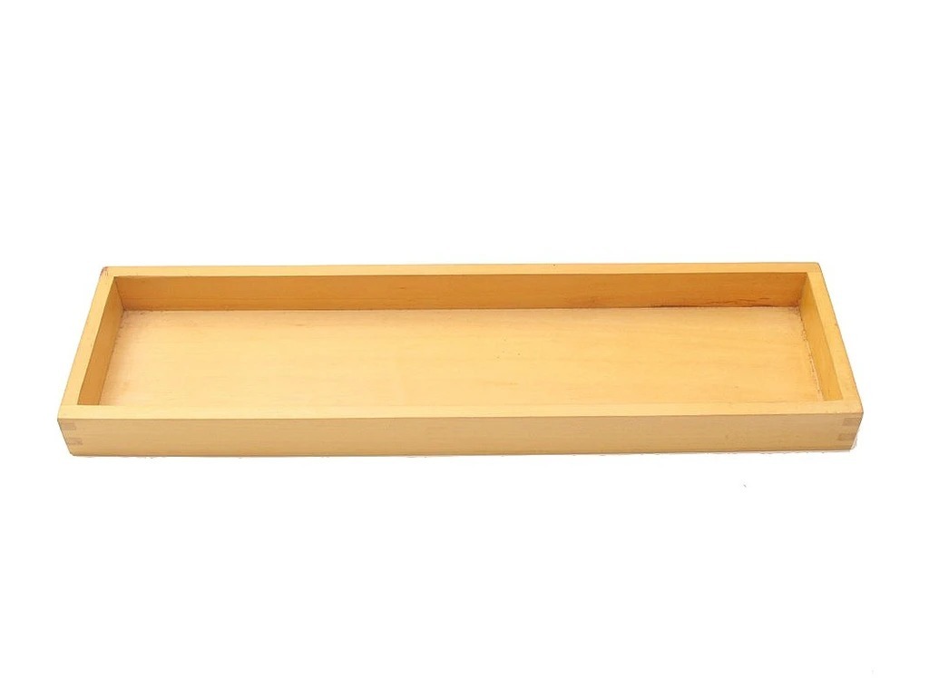 Educational Wooden Kids Toy Tray For 45 Wooden Hundred Squares Mathematics Montessori Material