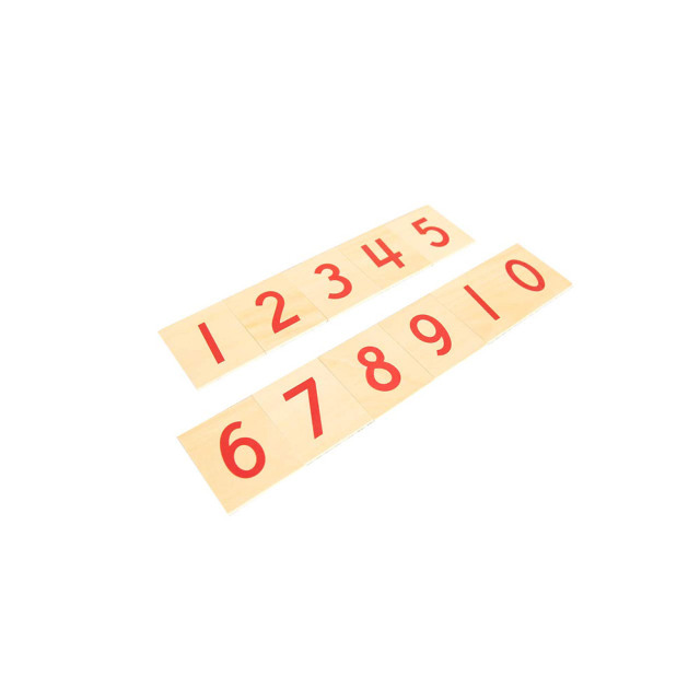 Starlink Montessori Wooden Materials Educational Toys Kids Printed Numerals For Number Rods
