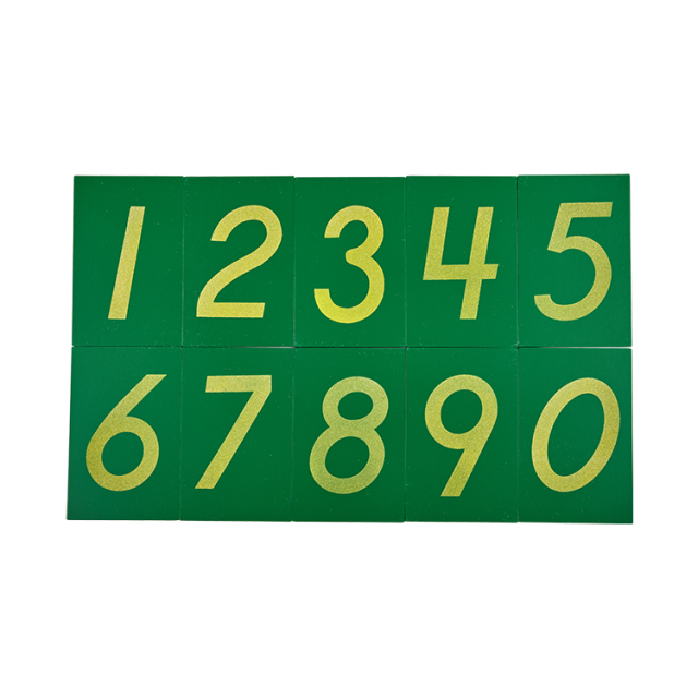 Starlink Baby Montessori Interesting Teaching Aids Numbers Toy Sandpaper Numbers With Box