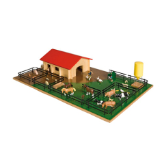 Starlink Early Teaching Children Kindrgarten Montessori Toy Farm Set With Farm Animals