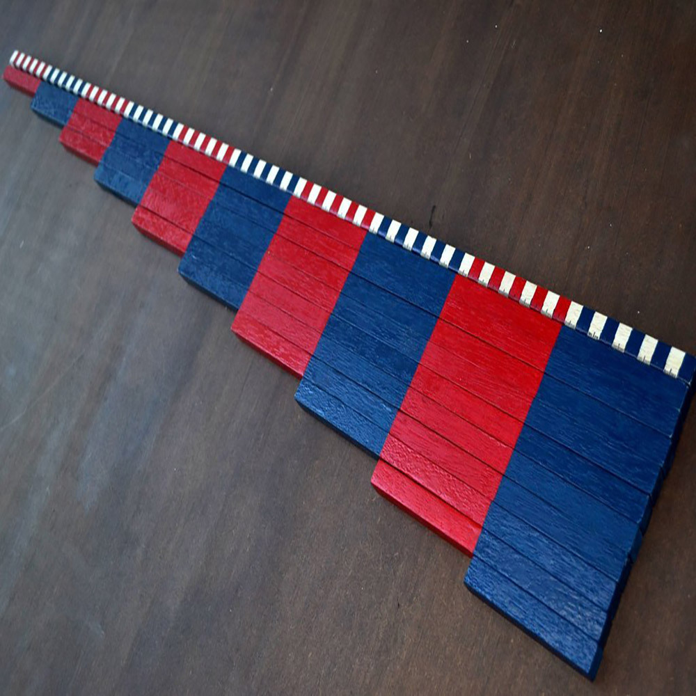 Starlink Montessori Materials Mathematics Toy Wooden Numerical Rods Montessori Toys