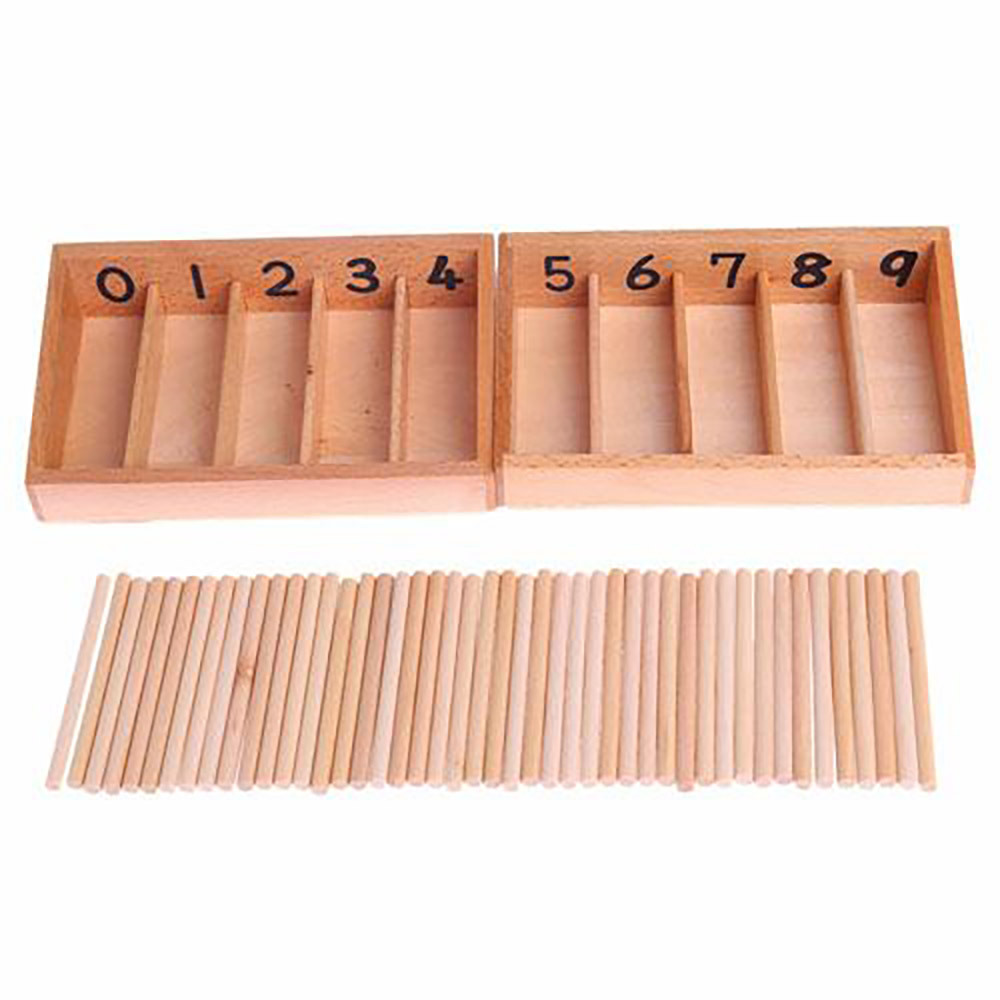 StarLink Wooden Math Toys Mathematics Montessori Educational Wooden Spinde Box Montessori Learning Toys