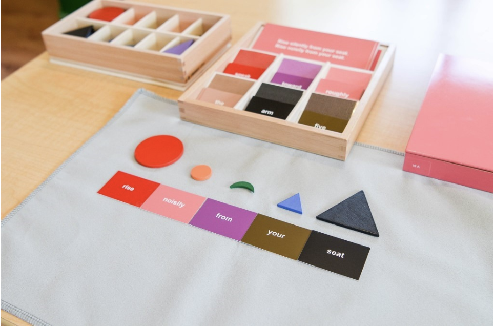 Montessori Grammar Boxes For Preschool Teaching Aids Kids Language Educational Equipment Grammar Box For Kids