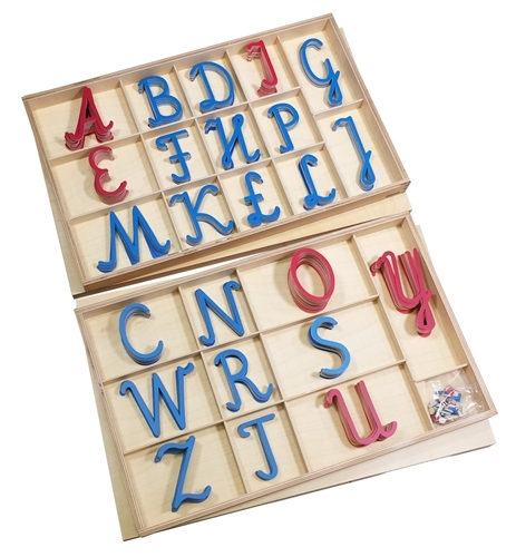 StarLink Montessori Handmade Toys Wooden Alphabet Letters Wooden International Print Movable Alphabet