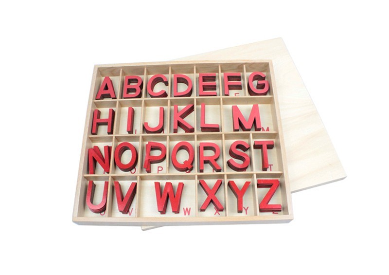 Starlink Premium Quality Montessori Educational Toys Small Movable Alphabet Capital Case