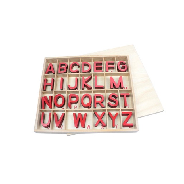 Starlink Premium Quality Montessori Educational Toys Small Movable Alphabet Capital Case