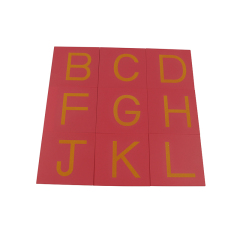 Starlink Wooden Set Montessori Materials Learning Letters Lower And Capital Case Sandpaper
